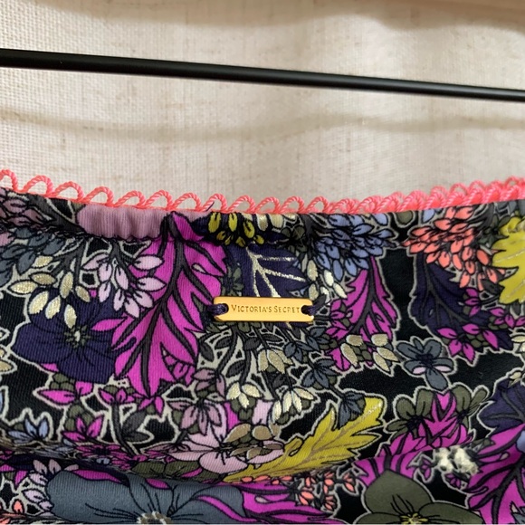 Victorias Secret The Itsy La Culotte De Style Mini Floral Stripe Bikini Bottom L - Picture 4 of 7